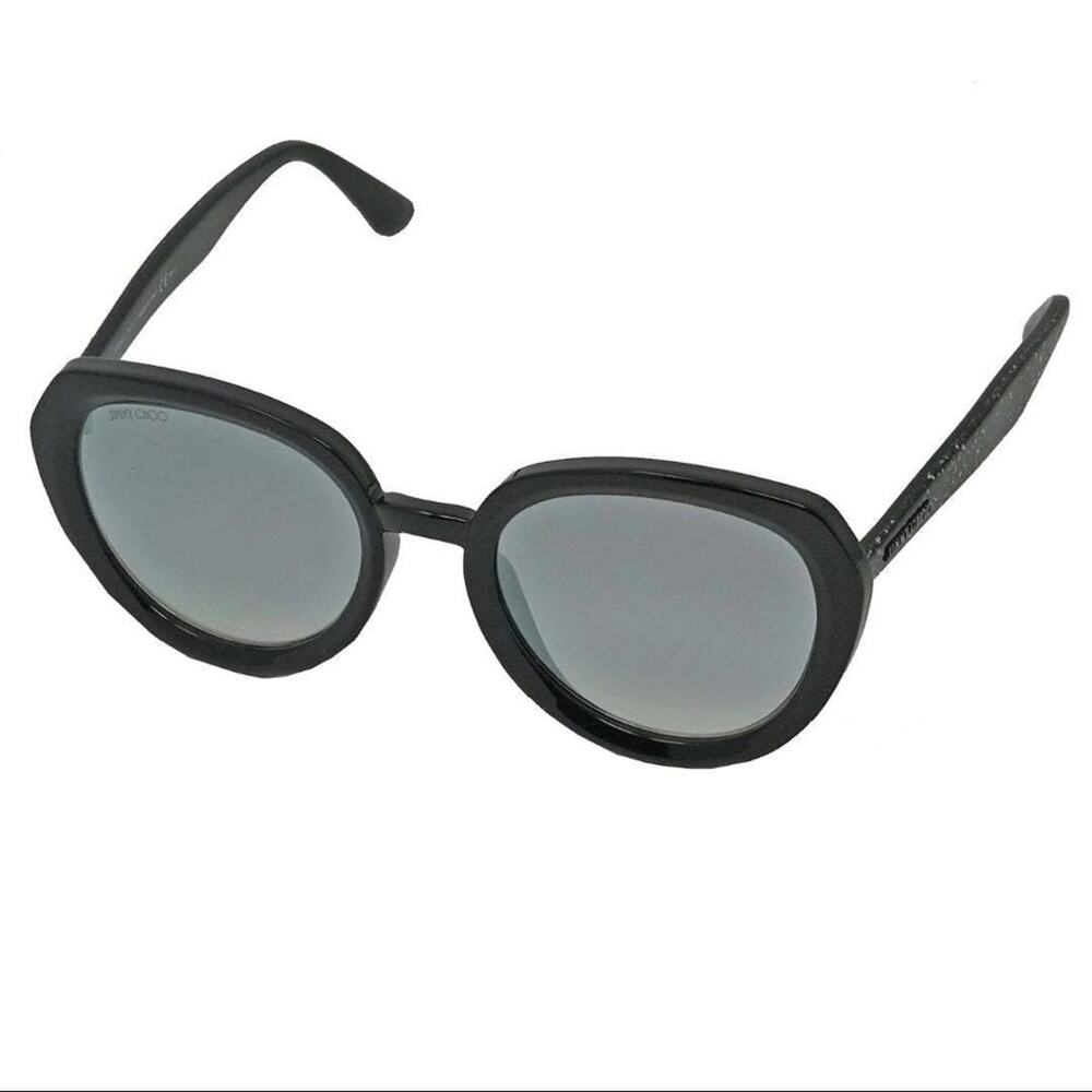 Jimmy Choo Women's Black MACE/S NS8/IC Plastic Frame Sunglasses sz 53-21-145
